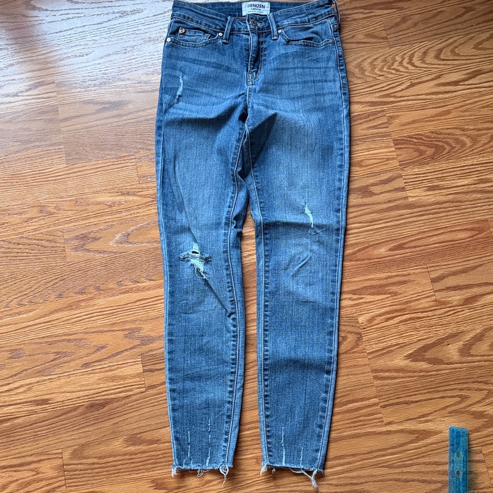 Levi's Denizen Mid Rise Skinny Denim Jeans